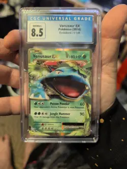 Pokemon 2016 XY Evolutions VENUSAUR EX #1 CGC 8.5 RARE - Image 1