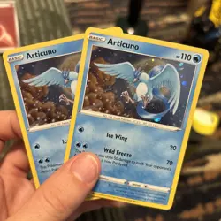 Articuno Cosmos Holo Rare - 036/195 - Silver Tempest Pokemon 2022 - Image 3
