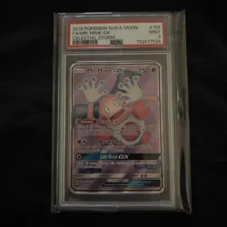 2018 Pokemon Sun & Moon Mr. Mime GX Celestial Storm Graded #156 PSA9 - Image 1
