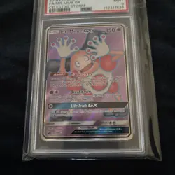 2018 Pokemon Sun & Moon Mr. Mime GX Celestial Storm Graded #156 PSA9 - Image 4