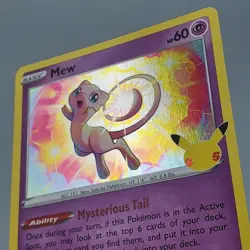 2021 Pokemon Celebrations Mew Holo 11/25 - Image 4