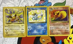 Pokemon TCG Jolteon Flareon Vaporeon Jungle Trio Non-Holo NM/LP - Image 1