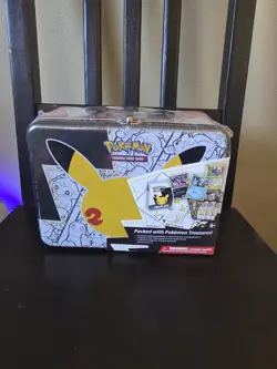 Pokemon Celebrations 25th Anniversary Collectors Chest Lunch Box Tin Sealed - Image 1