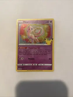 Mew 11/25 | 25th Celebrations | Holo | Great Centering | Pokemon TCG | Near Mint - Image 1