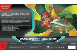 Pokemon Trading Card Game Incineroar ex and Torterra ex Box 8 Booster Packs - Image 2