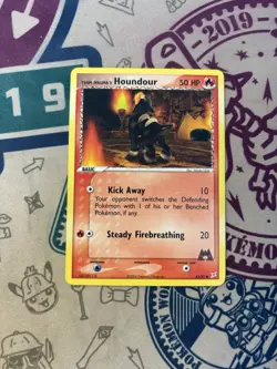Pokemon TCG Team Magma's Houndour Ex Team Magma vs Team Aqua 63/95 - Image 3