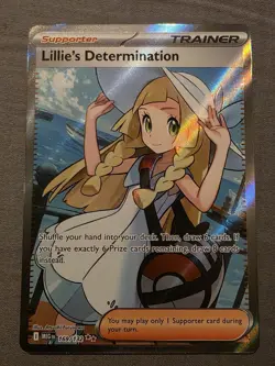 Pokemon TCG Lillie's Determination 169/132 Mega Evolution Ultra Rare *Near Mint* - Image 1