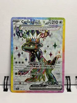Pokemon TCG Cyclizar EX 228/191 SV Surging Sparks Ultra Rare Holo NM/M Condition - Image 1