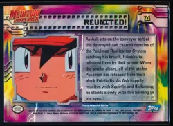 1999 Topps Pokemon Mewtwo Strikes Back #31 Reunited! Holo Foil - Image 2
