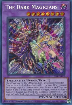 Yu-Gi-Oh! The Dark Magicians LDS3-EN090 Secret Rare Promo - Image 1