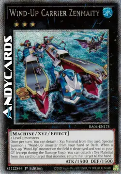 WIND-UP CARRIER ZENMAITY • Segreta Platino • RA04 EN175 • 1Ed • Yugioh ANDYCARDS - Image 1