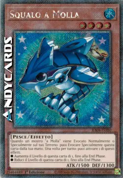 SQUALO A MOLLA • (Wind-Up Shark) • Segreta Platino • RA04 IT180 • 1Ed • Yugioh! - Image 1