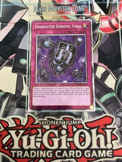 Eradicator Epidemic Virus Platinum Secret Rare RA03-EN183 Yugioh - Image 1
