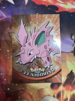 Pokemon Card - 2000 Topps Chrome Series 1 Nidorino #33 Holo Foil Black Logo NM - Image 1