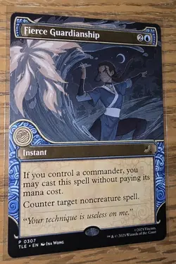 Fierce Guardianship Avatar The Last Airbender Magic The Gathering Card Showcase - Image 1