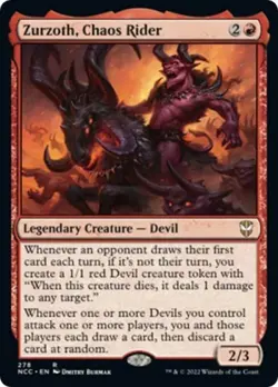Zurzoth, Chaos Rider - Near Mint MTG Commander: Streets of New Capenna - Image 1