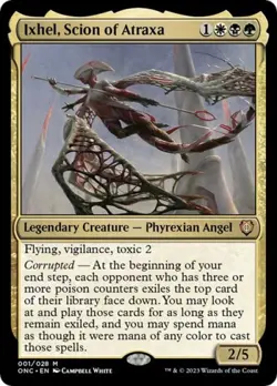 Ixhel, Scion of Atraxa -Foil Near Mint MTG Commander: Phyrexia: All Will Be One - Image 1