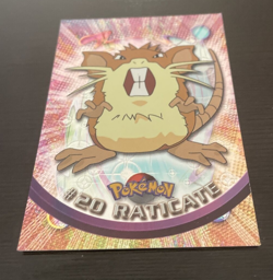 Pokemon 2000 Topps Chrome Card #20 RATICATE Holo Foil RARE TV Animation - Image 3