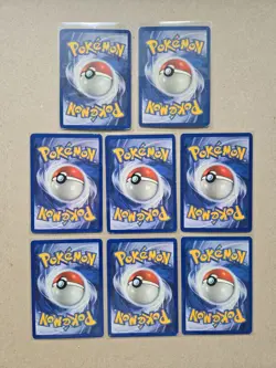 Lot Of 8 Vintage Pokemon Cards Gym Heroes Challenge Erika Koga - Image 2