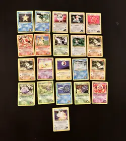 Pokemon TCG Vintage Lot Gym Challenge 21 Cards Heavily Played - Image 1