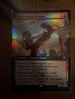 Magic The Gathering MTG Firebending Student - Avatar: The Last Airbender NM - Image 1