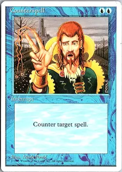 Counterspell U Fourth Edition 65 LP MTG - Image 1