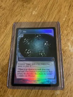 MTG FOIL Nix Future Sight Magic the Gathering - Image 1
