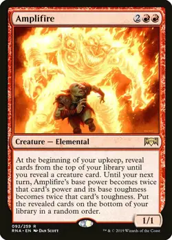1x Amplifire - NM English MTG - Ravnica Allegiance - Image 1