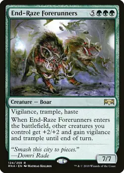 1x End Raze Forerunners - NM English MTG - Ravnica Allegiance - Image 1