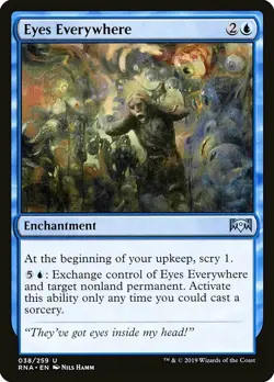 1x Eyes Everywhere - NM English MTG - Ravnica Allegiance - Image 1