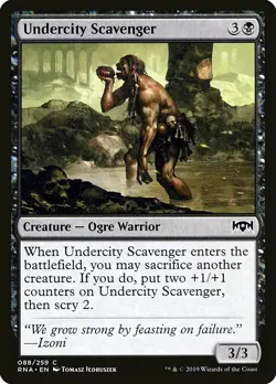 1x Undercity Scavenger - NM English MTG - Ravnica Allegiance - Image 1