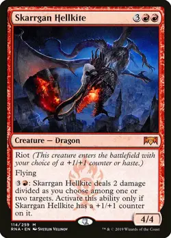 1x Skarrgan Hellkite - NM English MTG - Ravnica Allegiance - Image 1