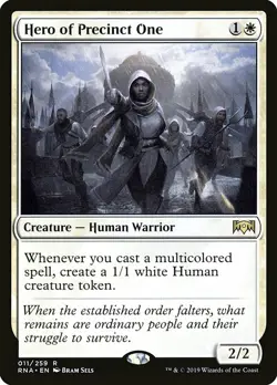 1x Hero of Precinct One - NM English MTG - Ravnica Allegiance - Image 1