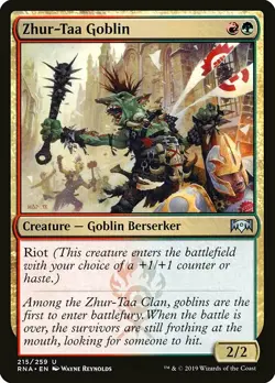 1x Zhur Taa Goblin - NM English MTG - Ravnica Allegiance - Image 1