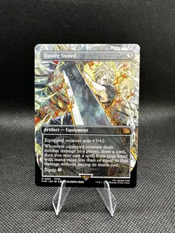 Buster Sword Borderless Regular ENGLISH MTG Final Fantasy 0351 Mythic NM - Image 3