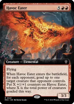 Havoc Eater 0341 (Extended Regular) MTG Karlov Manor NM - Image 1