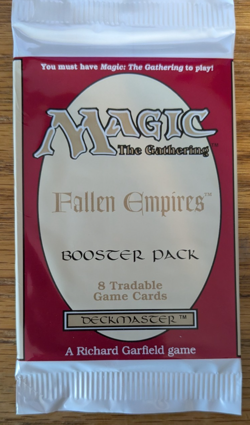 MTG - 3x Fallen Empires Booster Pack - Magic the Gathering Factory Sealed 1994 - Image 2