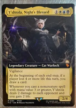 MTG Final Fantasy - Y'stola, Night's Blessed (Extended Art Regular) M 0191 FIC - Image 1