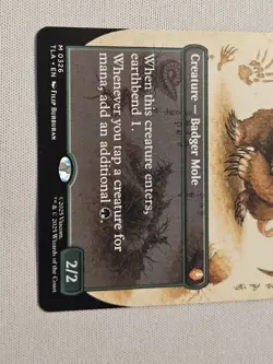 Badgermole Cub Borderless MTG - The Last Airbender NM - Image 2