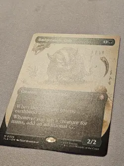 Badgermole Cub Borderless MTG - The Last Airbender NM - Image 4
