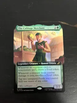 The Cabbage Merchant Extended Art Foil ATLA UB Magic The Gathering - Image 1