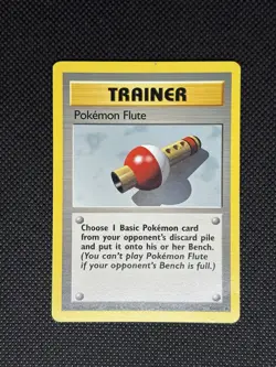 Pokemon TCG POKEMON FLUTE 86/102 Trainer Base Set WOTC - Image 1