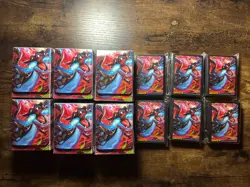 6x Pokemon Phantasmal Flames Mega Charizard X UPC Card Sleeves & Deck Box - Image 1
