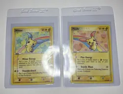 2004 Pokemon Minun & Plusle EX Hidden Legends Set - 46/101 & 47/101 Near mint or - Image 2
