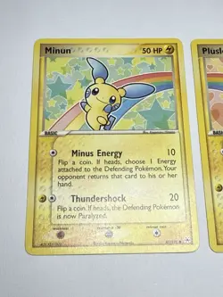 2004 Pokemon Minun & Plusle EX Hidden Legends Set - 46/101 & 47/101 Near mint or - Image 4