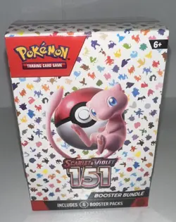 POKEMON NEW & FACTORY SEALED 2023 SCARLET & VIOLET 151 BOOSTER BUNDLE BOX-6 PACK - Image 1