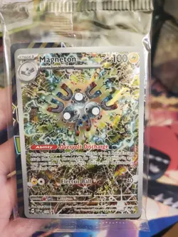 Pokemon Surging Sparks 159 Magnetron Promo Sealed Near Mint - Image 1