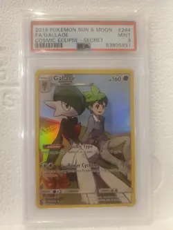 Gallade 244/236 Full Art Mint Secret Rare PSA 9 Pokemon Cosmic Eclipse (0) - Image 1
