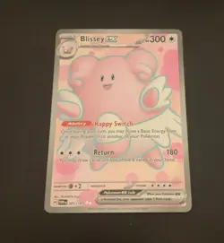 Blissey ex 201/167 Twilight Masquerade Ultra Rare Full Art Pokemon - Image 1