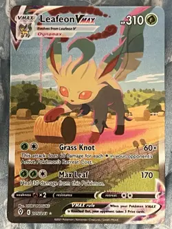 Leafeon VMAX (Alternate Art Secret) 205/203 Pokemon TCG Evolving Skies Holo 🔥 - Image 1